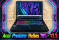 RTX 2080 8GB 190W/Core i7-9750H/17.3 G-SYNC 144Hz IPS/16GB RAM/512G SSD+1TB/Acer Predator Helios 700, снимка 1