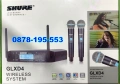 Комплект с безжични микрофони Shure GLXD4 и UHF приемник с дисплей , снимка 1