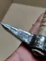 Комплект Соц Стари Ръчно Ковани Чукче С Наковалня За Клепане На Коси 0.850кг. НОМЕР 654., снимка 8