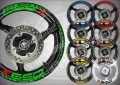 Kawasaki Z 650 кантове и надписи за джанти, снимка 1