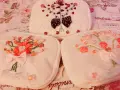 Несисери с 3D бродерия, дантела и мъниста, снимка 1