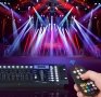 Акумулаторни RGB диско светлини Litake, комплект от 4 LED прожектора, безжчини сценични светлини, снимка 3