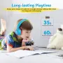 TONOSHARK Детски безжични Bluetooth слушалки с микрофон и калъф, шумопотискащи, снимка 7