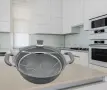Тенджера с кошница за фритюрник,керамична, снимка 3
