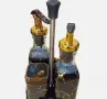 Луксозен въртящ се комплект с дозатори ,метална стойка, снимка 5
