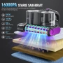 Промо! 16KPa, 500W Прахосмукачка за матраци JPHYLL, UV-C светлина, HEPA филтър, снимка 3