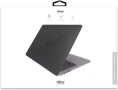 Защитен калъф за Macbook Pro 15" инча, матов, ултратънък, удароустойчив калъф, гумиран и неплъзгащ , снимка 1