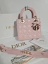 Lady Dior Дамска Розова Чанта От Агнешка Кожа Код Brand Luxury Fashion20, снимка 1
