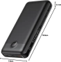VEGER V3008 Power Bank 30000mAh – външна батерия с LED дисплей, 20W PD и QC 3.0 fast charge, снимка 7