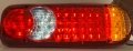 КОМПЛЕКТ LED стоп 5 функции 24V за камион, бус, ремарке (мигач/габарит/мъгла), снимка 1