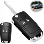 Кутийка за ключ с 2 бутона за OPEL/Vauxhall/Chevrolet, острие HU100, снимка 1