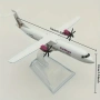ATR 72 самолет модел макет Caribbean метален пътнически маршрут къси разстояния пътници билет кабина, снимка 6