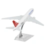 Boeing 777 самолет модел макет Turkish Airlines Истанбул Кушадасъ Анкара Балканите Босфора полет люк, снимка 4