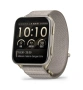 НОВ!!! Смарт часовник Garmin Venu X1, Soft Gold с титаниев гръб и каишка найлон French Gray  , снимка 1