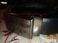 Нов Стилен Мъжки Колан Изцяло от Естествена Кожа 130см, снимка 6