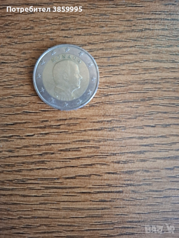 Монета 2 € Монако 2011, снимка 1