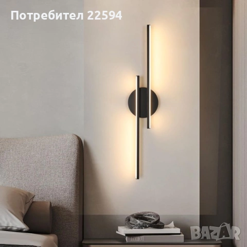 2 бр. Стенна лампа LED 24W, снимка 3 - Лампи за стена - 54800717