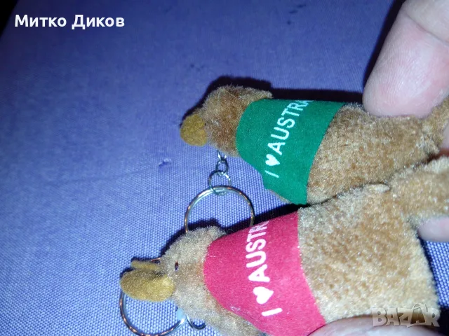 Ключодържатели нови Австралия кенгуру 2 броя винтидж, снимка 3 - Колекции - 55568833
