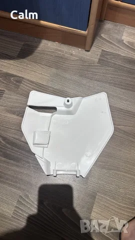 Предна табела/Number plate за ktm sx 85cc бяла, снимка 2 - Части - 55468437