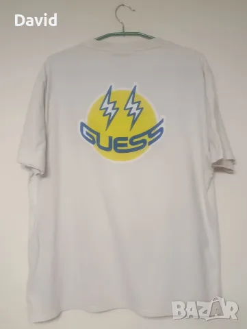 Оригинална мъжка фланелка Guess x J Balvin Collab Lighting Strike , снимка 2 - Тениски - 55564963