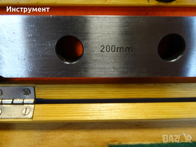 Синусна линия L-200mm Sine Bar DDR, снимка 2 - Други инструменти - 54916247