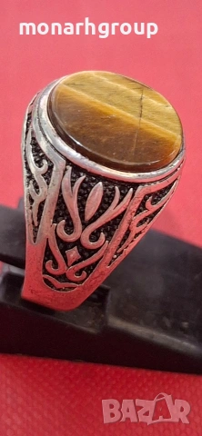 Сребърен пръстен , снимка 3 - Пръстени - 54253661