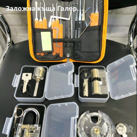 Комплект шперцове LockPick Mobilly – 17 части + прозрачни ключалки за обучение