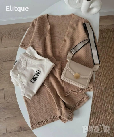 Трикомпонентен летен комплект "Casual Elegance", снимка 4 - Комплекти - 54601138