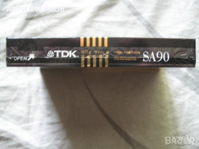 Продавам нови запечатани аудио касетки TDK SA90 и TDK SA-X90, снимка 5 - Аудио касети - 54761862
