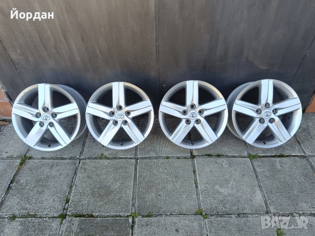 ОРИГИНАЛНИ джанти 17 ' цола 5x114,3 Toyota Auris / Тойота Аурис 7J ET50, снимка 5 - Гуми и джанти - 54793436