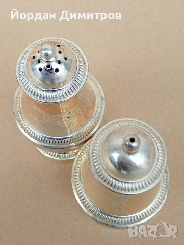 посребрени солници, снимка 2 - Антикварни и старинни предмети - 54001534