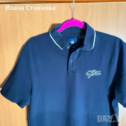 Мъжка блуза с яка Л размер, снимка 3 - Тениски - 55562756