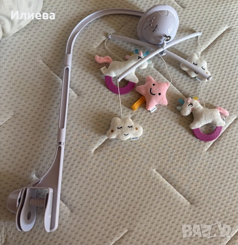 Музикална въртележка за кошара Chipolino еднорог