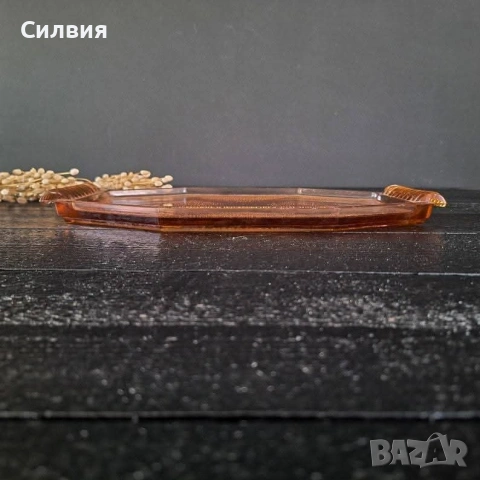 Автентичен винтидж поднос Арт Деко Франция , снимка 3 - Чинии - 54348113