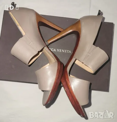 BOTTEGA VENETA оригинални 38,5 , снимка 5 - Дамски обувки на ток - 55367712