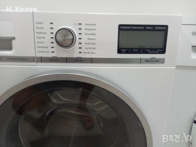 Сушилня с термопомпа Siemens iQ800 А+++, снимка 3 - Сушилни - 54976204