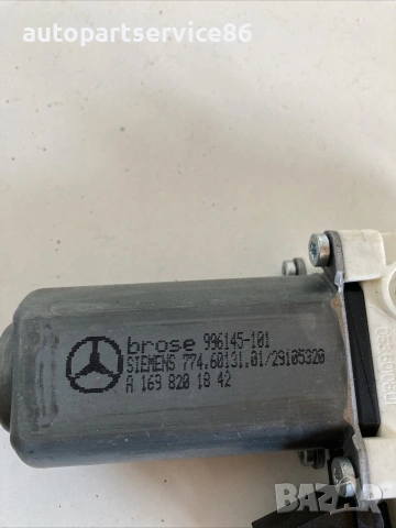 Мотор за стъклоповдигач на предна дясна врата за Mercedes A-Class W169 (2008) A1698201842, снимка 2 - Части - 55241495