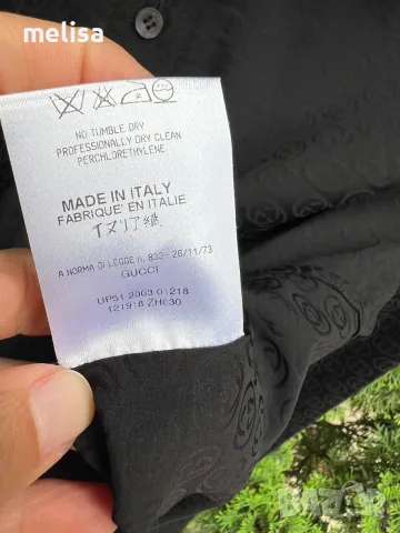 Gucci две ризи коприна, памук, снимка 6 - Ризи - 55332613