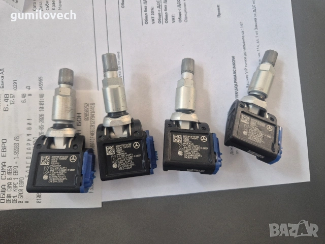 Оригинални Сензори за налягане на гумите TPMS Мерцедес , снимка 2 - Гуми и джанти - 54677015