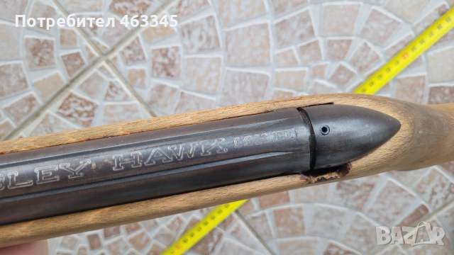 Въздушна пушка Webley Hawk Mk III .22, снимка 6 - Въздушно оръжие - 54369638