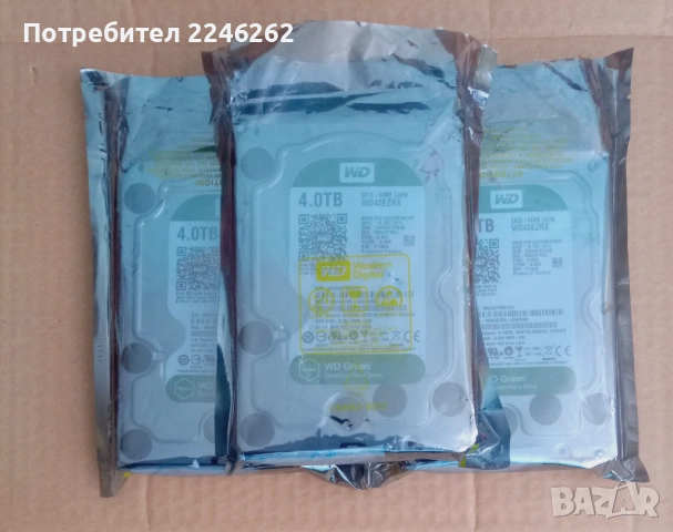 Твърд диск 4TB WD Green 3.5"
