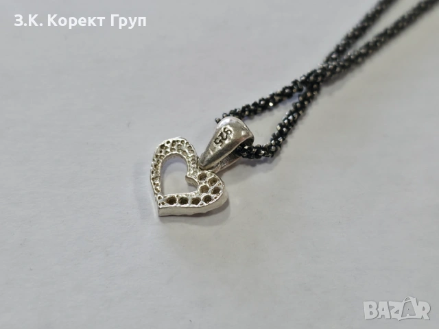 Сребърен синджир 925 / 5,18 гр., снимка 3 - Колиета, медальони, синджири - 54385125