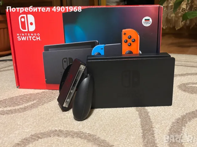 Nintendo Switch V2 + Подарък !, снимка 10 - Nintendo конзоли - 55466059