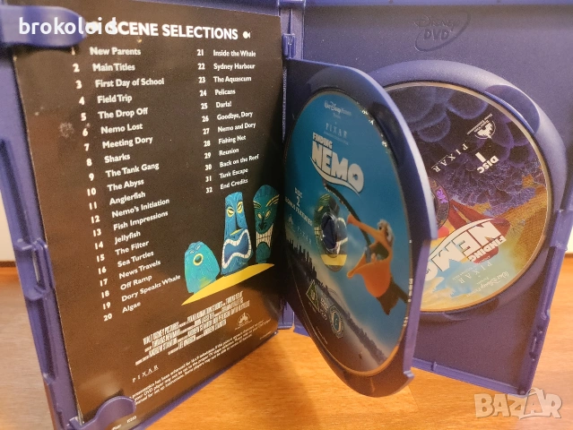 Finding Nemo DVD + Finding Dory blu ray steelbook , снимка 4 - Анимации - 54641882