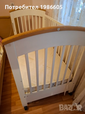 Детско/бебешко легло Arbor baby 140/70 + бамбуков матрак Magniflex, снимка 5 - Бебешки легла и матраци - 54445378