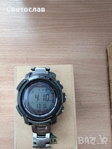 Часовник Casio Pro Trek PRW-2000T-7ER Solar, снимка 8 - Мъжки - 50042209