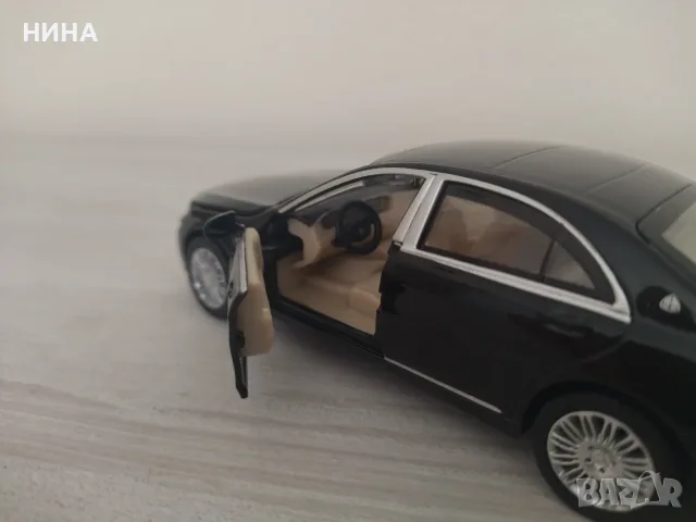 Метална количка Mercedes -Benz S 600 !!, снимка 3 - Колекции - 55666549