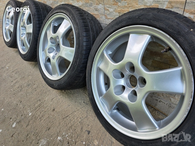 Продавам ОРИГИНАЛНИ джанти+гуми 16 ' цола 5x100 7,5J ET35, снимка 2 - Гуми и джанти - 55020832