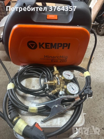 KEMPPI MinarcMig Evo 200 – ПРОФЕСИОНАЛЕН MIG/MAG + TIG + MMA КОМПЛЕКТ – ПРАКТИЧЕСКИ НЕИЗПОЛЗВАН