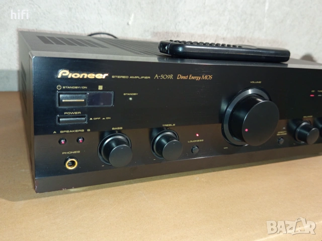 Стерео усилвател Pioneer A-509R, снимка 2 - Ресийвъри, усилватели, смесителни пултове - 45571928
